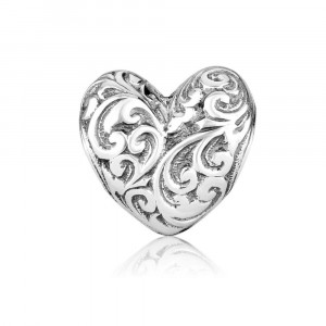 925 Sterling Silver Heart Charm Without Stone Design

 Artists & Brands