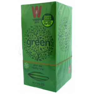 Wissotzky Tea – Classic Chinese Green Tea (25 1.5g Packets) Israeli Pantry