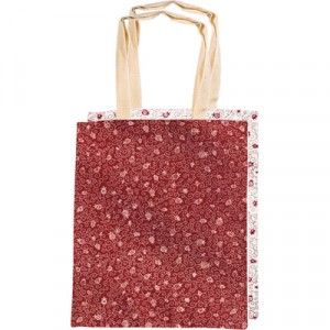 Two-Sided Pomegranate Yair Emanuel Simple Bag in Red and White Jewish Accessories