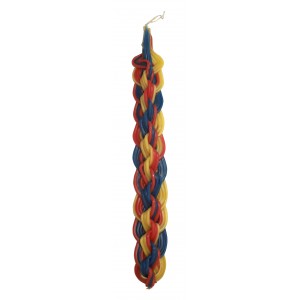 Galilee Style Candles Havdalah Candle with Three Dimensional Braids Havdalah Sets and Candles