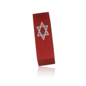 Red Star of David Car Mezuzah by Adi Sidler Star of David Collection