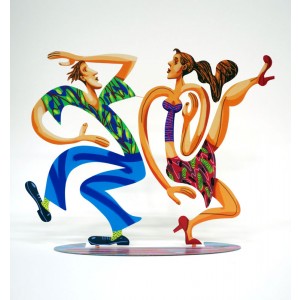 David Gerstein New Swingers Sculpture in Printed Steel Artists & Brands