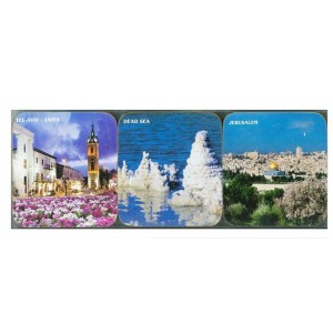 Israel Wooden Coasters Israeli Souvenirs