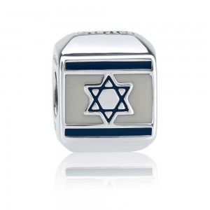 Flag of Israel Bracelet Charm by Marina Jewelry Israeli Charms