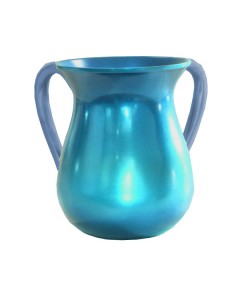 Yair Emanuel Large Turquoise Anodized Aluminium Washing Cup Washing Cups