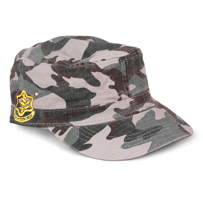 Camouflage Cap Featuring IDF Insignia