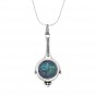 Sterling Silver Pendant with Eilat Stone Rafael Jewelry
