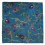 Yair Emanuel Pillow Cover – Embroidered Pomegranates on Blue