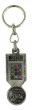 Pewter Keychain with Chabad Theme, Hoshen and Traveler’s Prayer