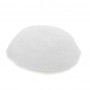 15 Centimetre Tightly-Knitted Kippah in Solid White