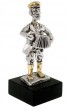 Sterling Silver Klezmer Musician Figurine with Accordion