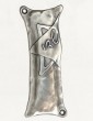 Silver Mezuzah with Folded Star of David and Divine Name in Hebrew