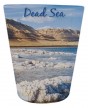 Shot Glass with Dead Sea Photograph