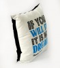 Cushion with "If You Will It, It Is No Dream" Herzl Quote